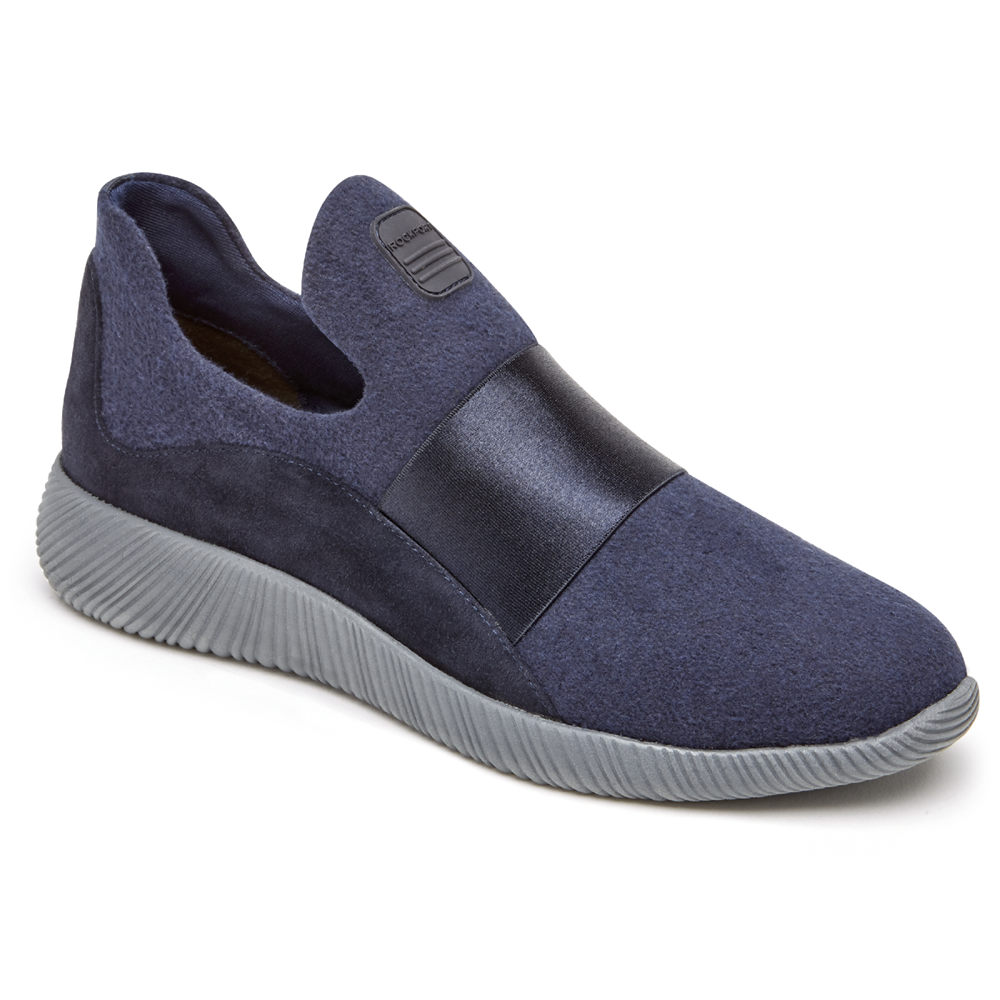 Rockport Slip-On For Womens Blue - City Lites Robyne - EZ9025847